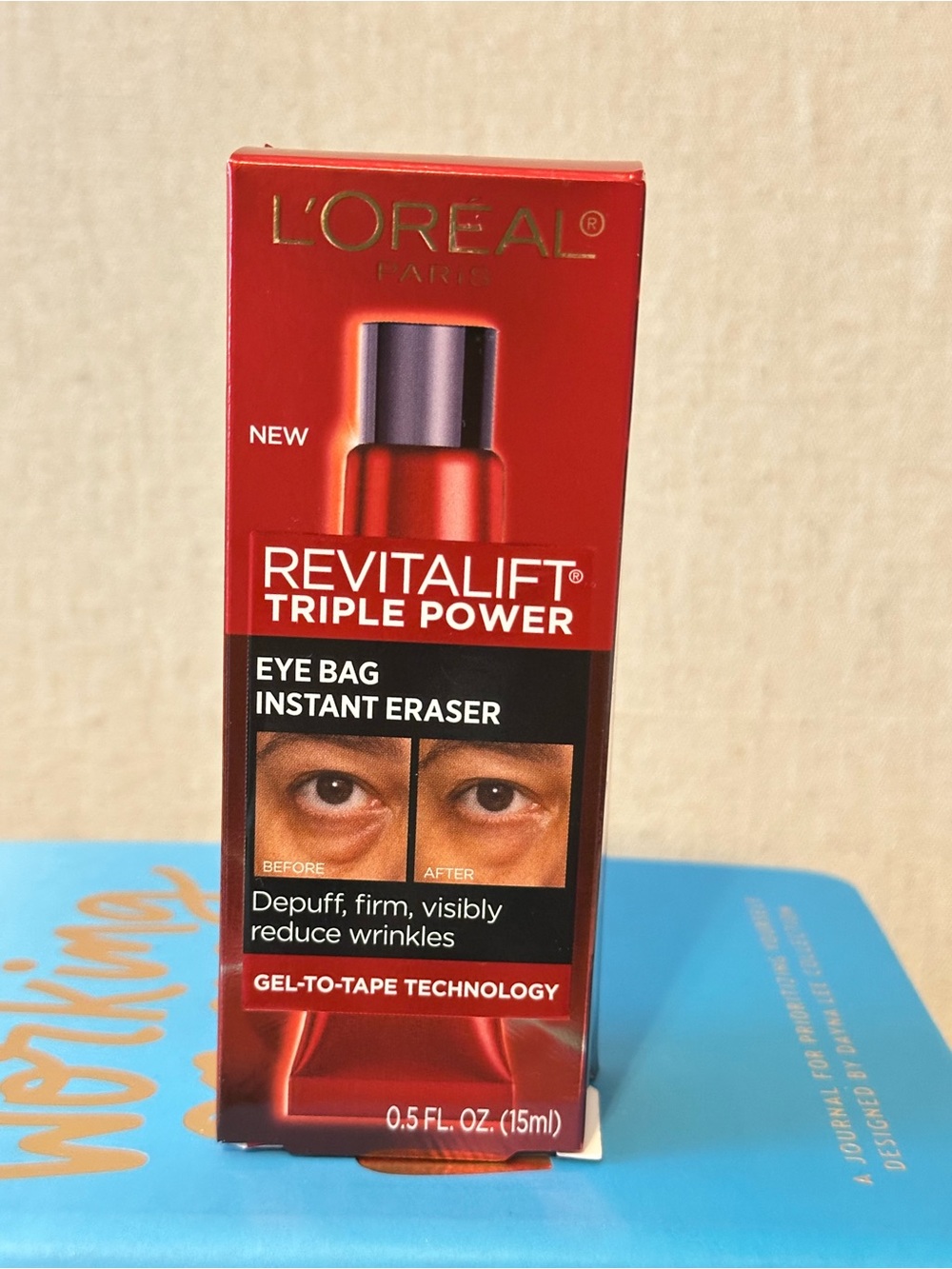 L'Oreal Revitalift Triple Power Eye Bag Instant Eraser - Red